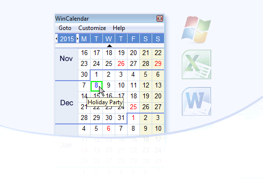 Download Free 19 Calendar Template For Mac